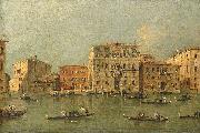 Francesco Guardi View of the Palazzo Loredan dell'Ambasciatore on the Grand Canal, Venice, oil on canvas